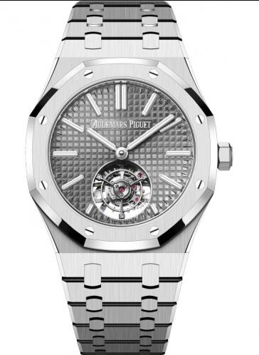 Review 2022 Audemars Piguet Royal Oak Self-Winding Flying Tourbillon Replica Watch 26730ST.OO.1320ST.06 - Click Image to Close